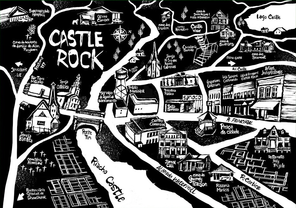 Castle Rock Mapa