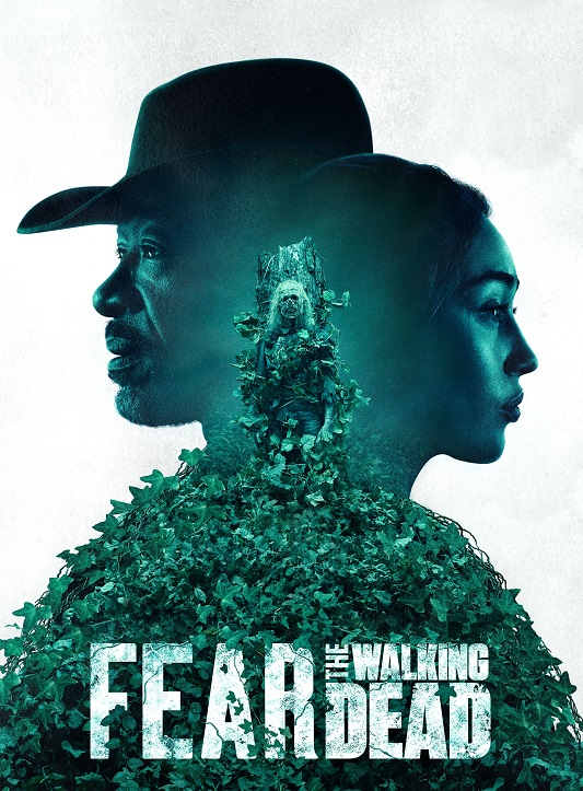 Lennie James as Morgan Jones, Alycia Debnam-Carey as Alicia Clark - Fear the Walking Dead _ Season 6B, Key Art - Photo Credit: AMC